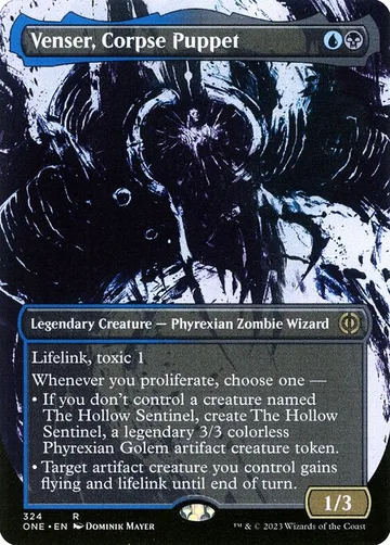 Venser, Corpse Puppet 324, carta de Magic: The Gathering de Phyrexia: All Will Be One