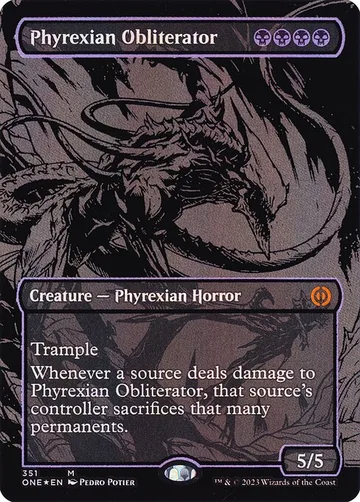 Phyrexian Obliterator 351, carta de Magic: The Gathering de Phyrexia: All Will Be One