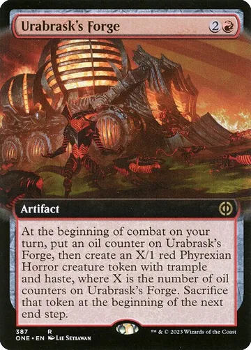 Urabrask's Forge 387, carta de Magic: The Gathering de Phyrexia: All Will Be One