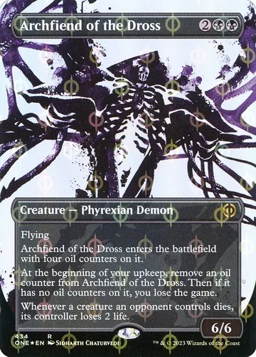 Archfiend of the Dross 434, carta de Magic: The Gathering de Phyrexia: All Will Be One