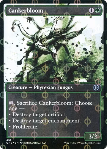 Cankerbloom 451, carta de Magic: The Gathering de Phyrexia: All Will Be One