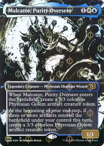 Malcator, Purity Overseer 468, carta de Magic: The Gathering de Phyrexia: All Will Be One