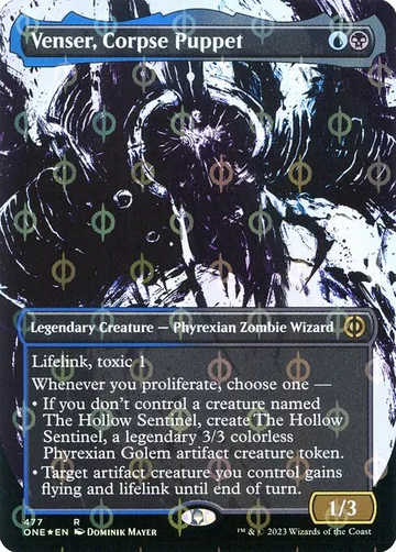 Venser, Corpse Puppet 477, carta de Magic: The Gathering de Phyrexia: All Will Be One