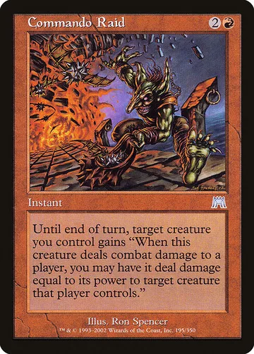 Commando Raid 195, carta de Magic: The Gathering de Onslaught