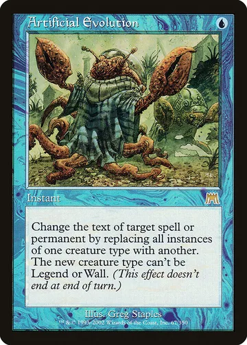 Artificial Evolution 67, carta de Magic: The Gathering de Onslaught
