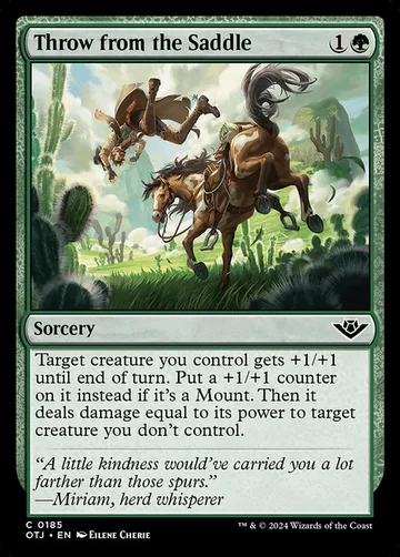 Throw from the Saddle 185
