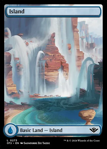 Island 273, carta de Magic: The Gathering de Outlaws of Thunder Junction