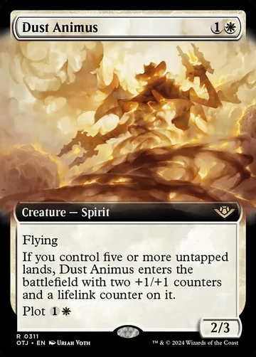 Dust Animus 311, carta de Magic: The Gathering de Outlaws of Thunder Junction