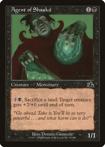 Agent of Shauku 55, carta de Magic: The Gathering de Prophecy