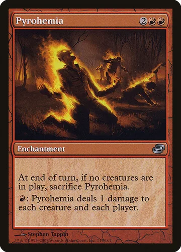 Pyrohemia 119, carta de Magic: The Gathering de Planar Chaos