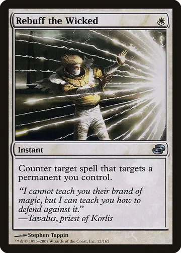 Rebuff the Wicked 12, carta de Magic: The Gathering de Planar Chaos