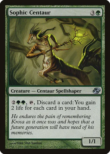 Sophic Centaur 139, carta de Magic: The Gathering de Planar Chaos