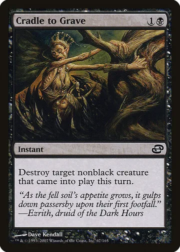 Cradle to Grave 67, carta de Magic: The Gathering de Planar Chaos