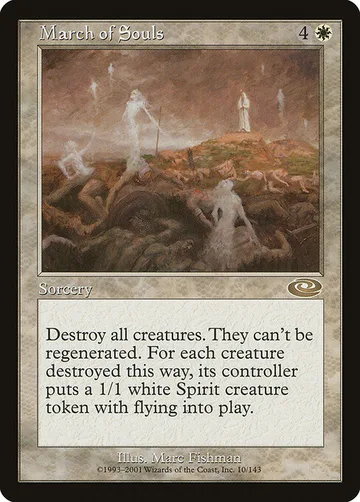 March of Souls 10, carta de Magic: The Gathering de Planeshift