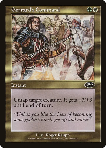 Gerrard's Command 109, carta de Magic: The Gathering de Planeshift
