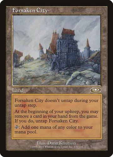 Forsaken City 139, carta de Magic: The Gathering de Planeshift