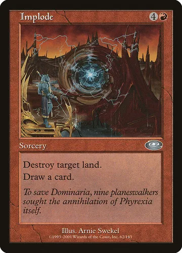 Implode 62, carta de Magic: The Gathering de Planeshift