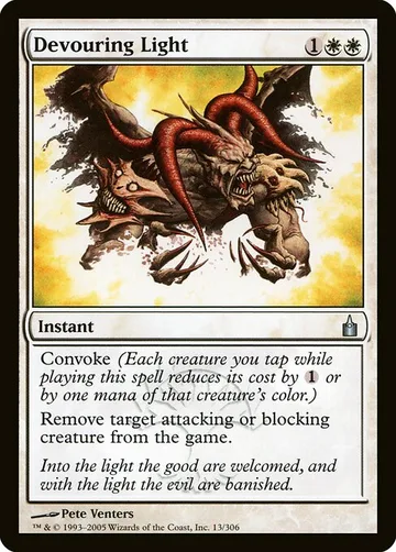 Devouring Light 13, carta de Magic: The Gathering de Ravnica: City of Guilds