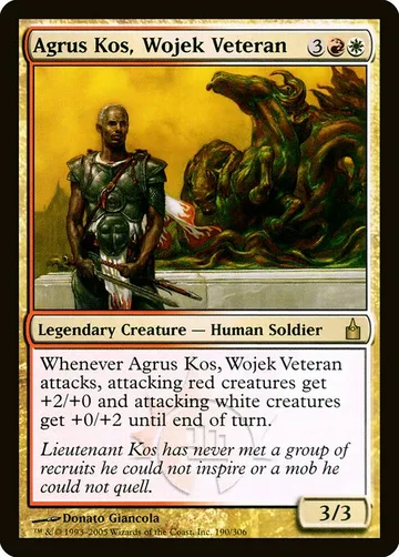 Agrus Kos, Wojek Veteran 190, carta de Magic: The Gathering de Ravnica: City of Guilds
