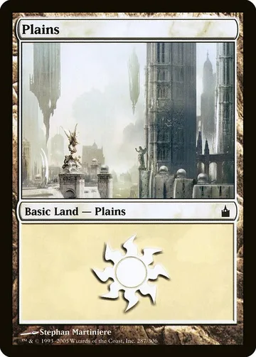 Plains 287, carta de Magic: The Gathering de Ravnica: City of Guilds
