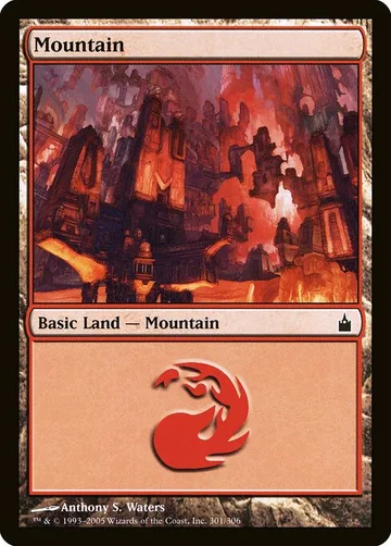 Mountain 301, carta de Magic: The Gathering de Ravnica: City of Guilds