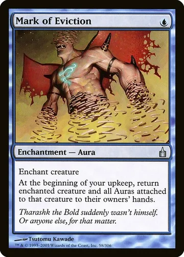 Mark of Eviction 58, carta de Magic: The Gathering de Ravnica: City of Guilds