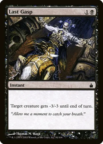 Last Gasp 93, carta de Magic: The Gathering de Ravnica: City of Guilds