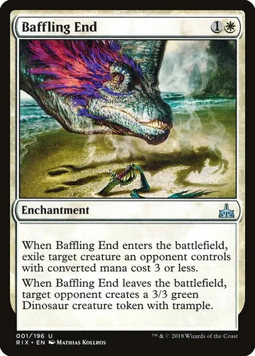 Baffling End 1, carta de Magic: The Gathering de Rivals of Ixalan