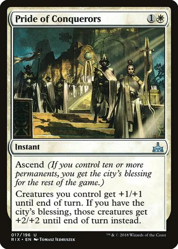 Pride of Conquerors 17, carta de Magic: The Gathering de Rivals of Ixalan