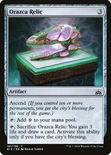 Orazca Relic 181