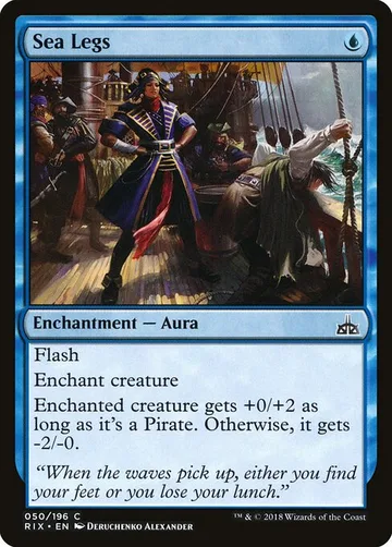 Sea Legs 50, carta de Magic: The Gathering de Rivals of Ixalan