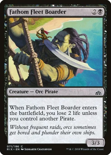 Fathom Fleet Boarder 71, carta de Magic: The Gathering de Rivals of Ixalan