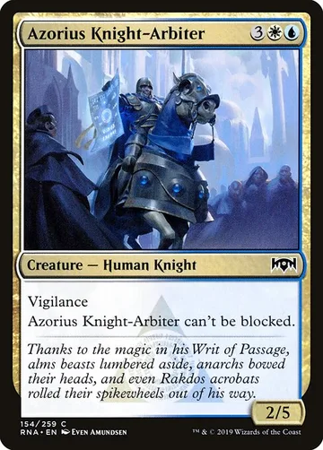 Azorius Knight-Arbiter 154, carta de Magic: The Gathering de Ravnica Allegiance