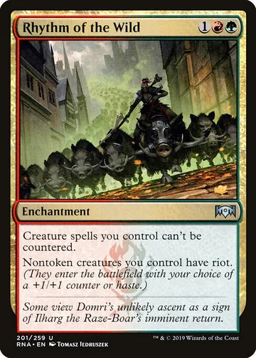 Rhythm of the Wild 201, carta de Magic: The Gathering de Ravnica Allegiance