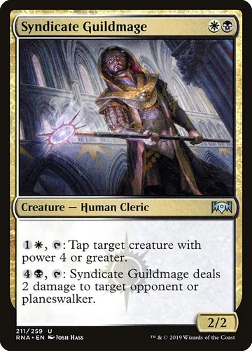 Syndicate Guildmage 211, carta de Magic: The Gathering de Ravnica Allegiance
