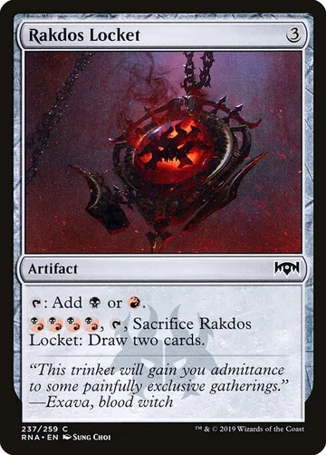 Rakdos Locket 237, carta de Magic: The Gathering de Ravnica Allegiance
