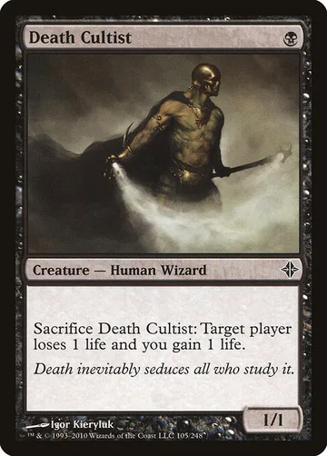 Death Cultist 105, carta de Magic: The Gathering de Rise of the Eldrazi