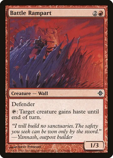 Battle Rampart 135, carta de Magic: The Gathering de Rise of the Eldrazi