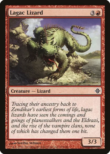 Lagac Lizard 154, carta de Magic: The Gathering de Rise of the Eldrazi