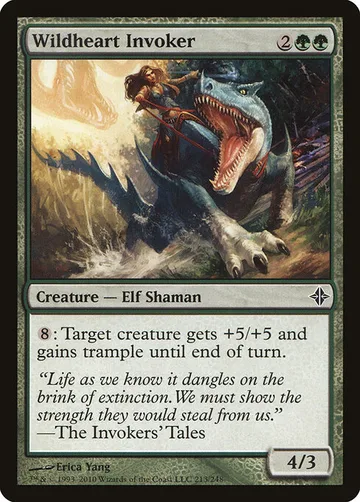 Wildheart Invoker 213, carta de Magic: The Gathering de Rise of the Eldrazi