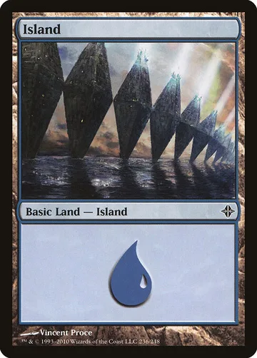 Island 236, carta de Magic: The Gathering de Rise of the Eldrazi