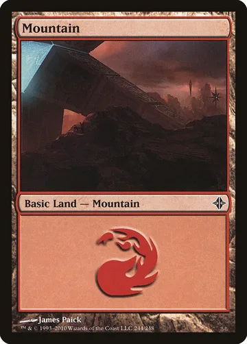 Mountain 244, carta de Magic: The Gathering de Rise of the Eldrazi