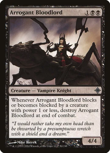Arrogant Bloodlord 94, carta de Magic: The Gathering de Rise of the Eldrazi