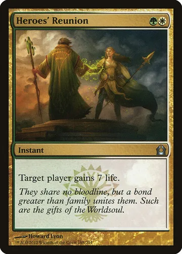 Heroes' Reunion 168, carta de Magic: The Gathering de Return to Ravnica
