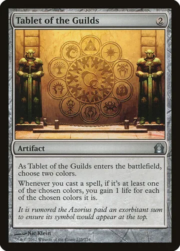 Tablet of the Guilds 235, carta de Magic: The Gathering de Return to Ravnica