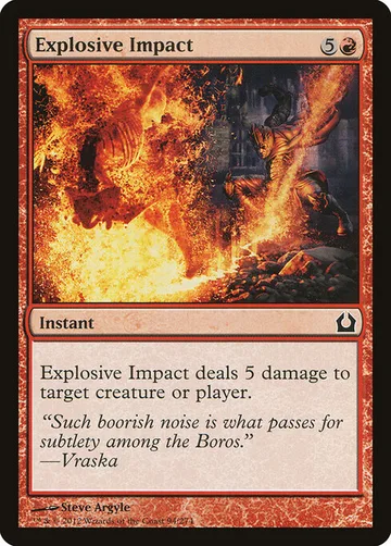 Explosive Impact 94, carta de Magic: The Gathering de Return to Ravnica