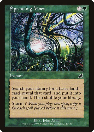 Sprouting Vines 128, carta de Magic: The Gathering de Scourge