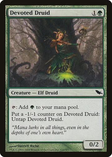 Devoted Druid 110, carta de Magic: The Gathering de Shadowmoor