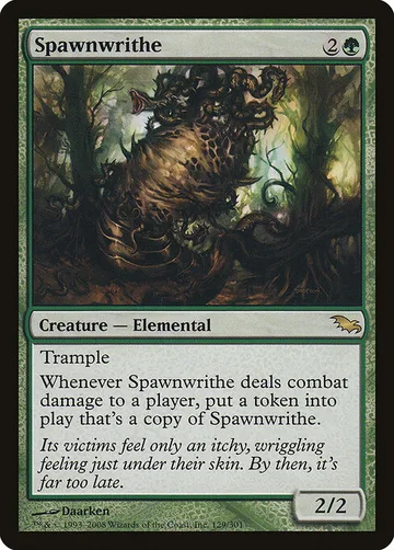 Spawnwrithe 129, carta de Magic: The Gathering de Shadowmoor