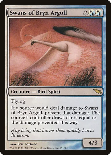 Swans of Bryn Argoll 151, carta de Magic: The Gathering de Shadowmoor
